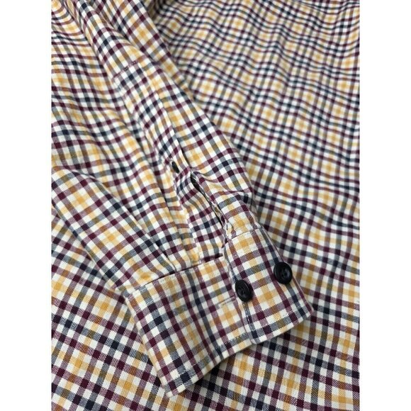 Eddie Bauer Shirt Size XL Extra Large Gray Flannel Button Down Outdoors Casual - Picture 14 of 16